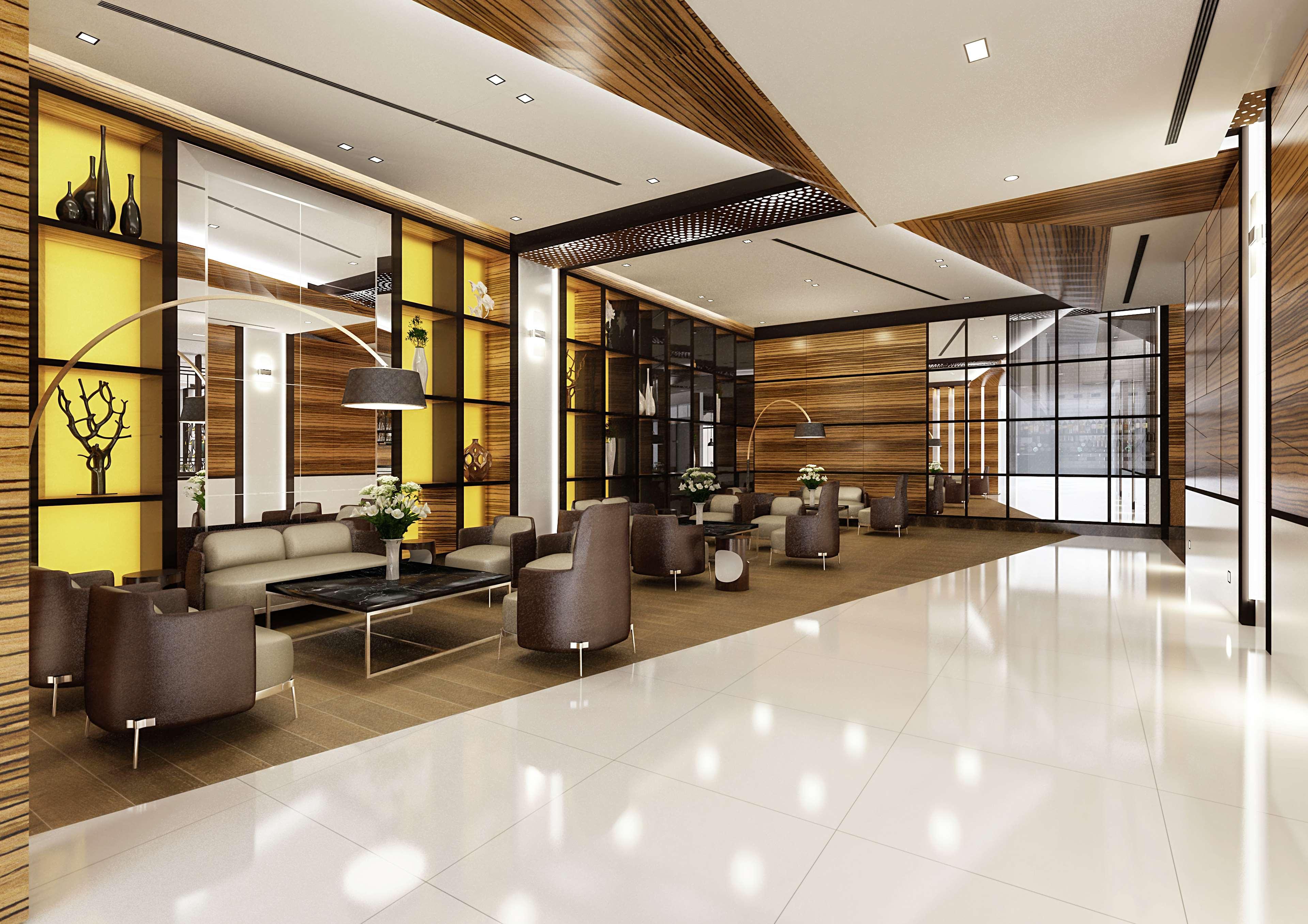 Hilton Dubai Palm Jumeirah Exterior foto The interior of the hotel